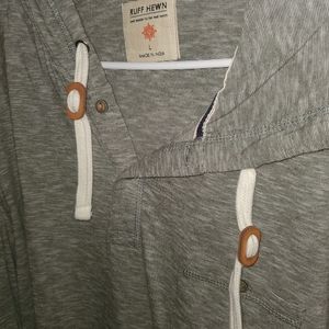 Ruff Hewn Mens Lightweight pullover Size L (Green)